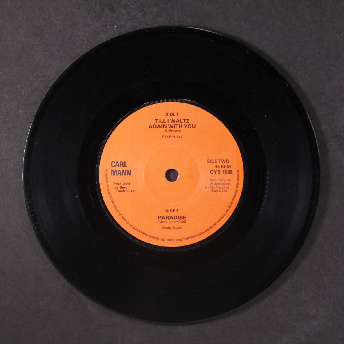 till i waltz again with you / paradise by CARL MANN