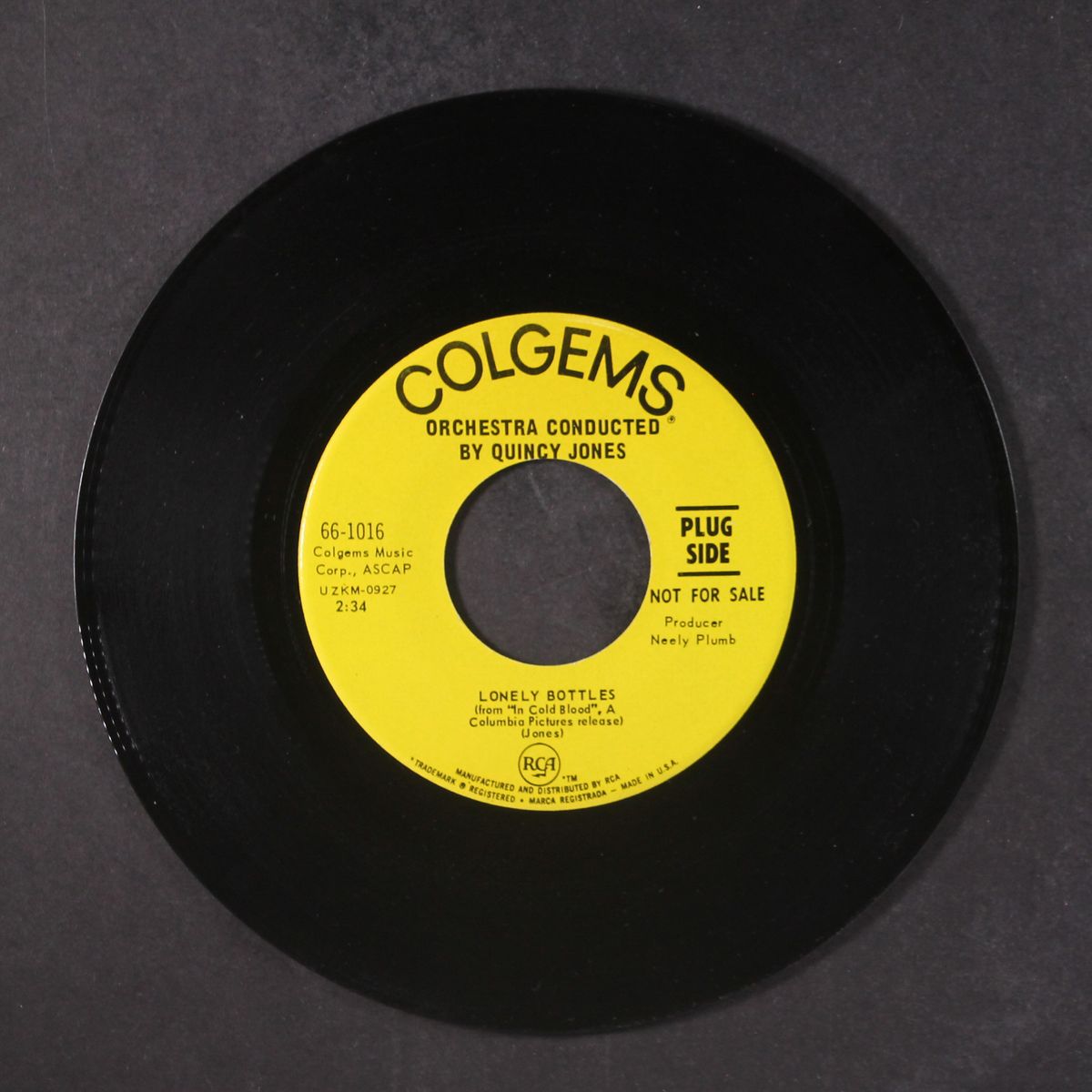 lonely bottles / hangin' paper by QUINCY JONES