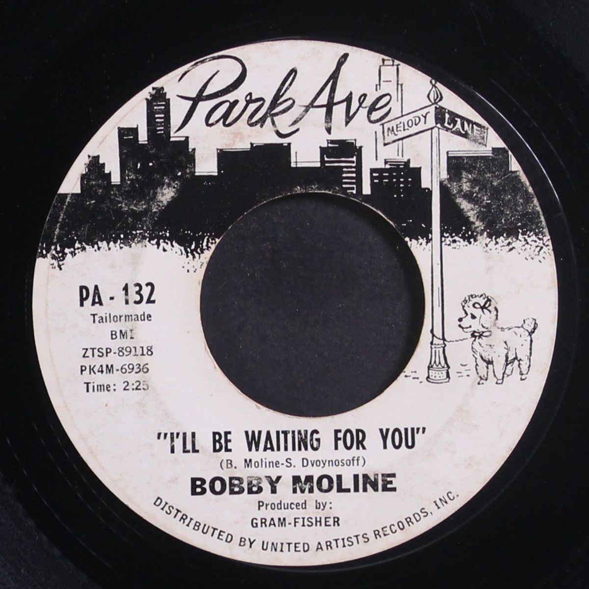 devil get behind me / i'll be waiting for you by BOBBY MOLINE