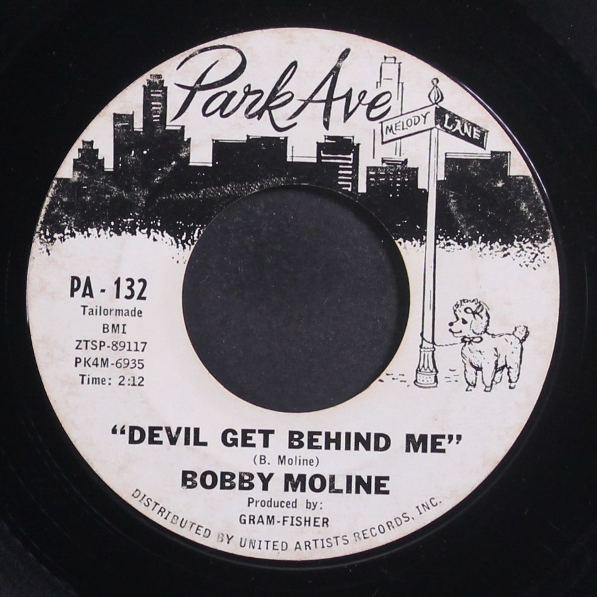 devil get behind me / i'll be waiting for you by BOBBY MOLINE