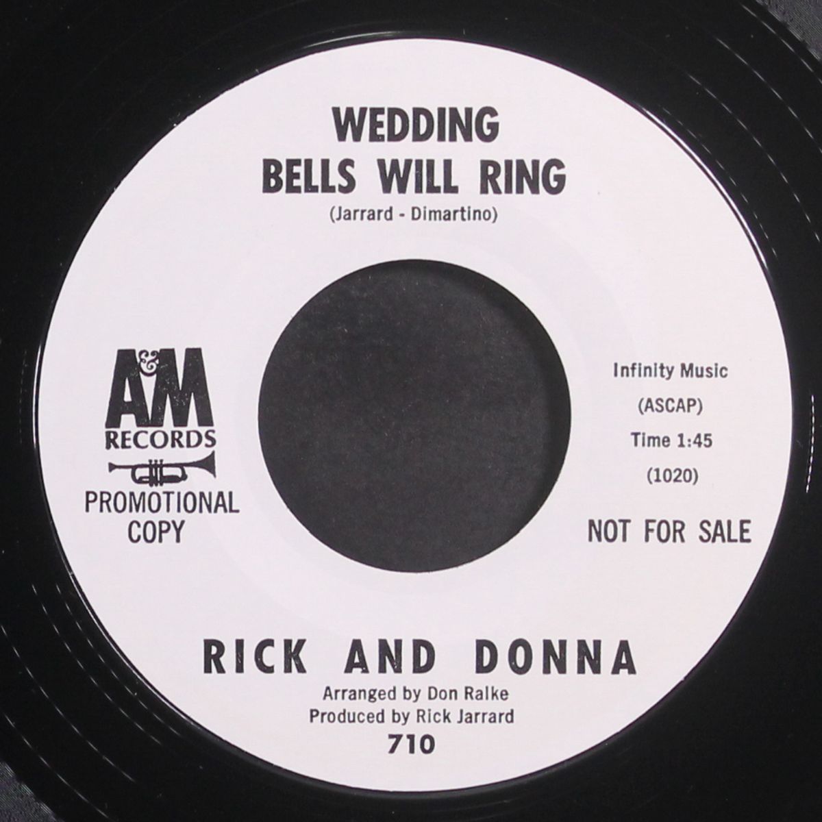 i'm a losin' guy / wedding bells will ring by RICK & DONNA