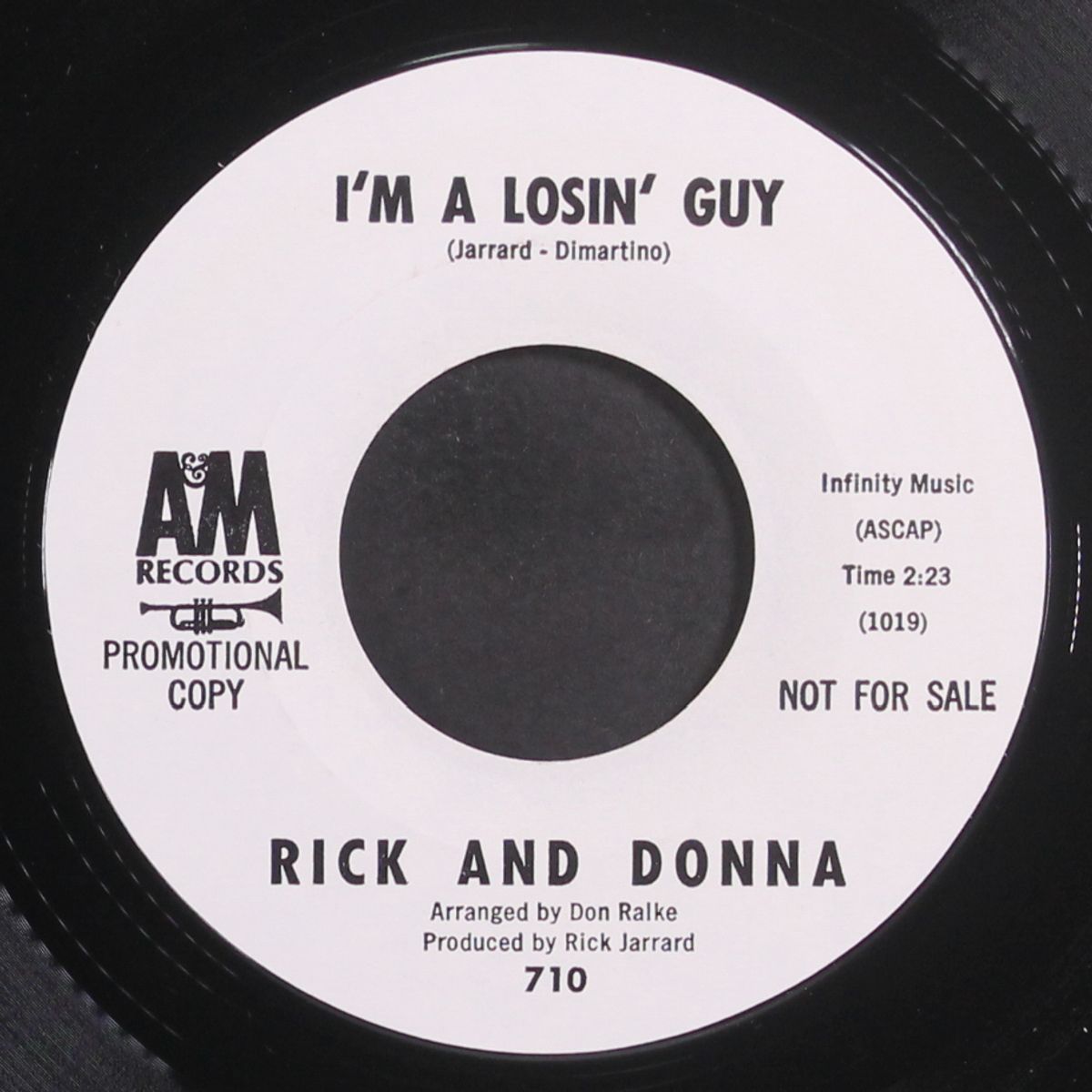 i'm a losin' guy / wedding bells will ring by RICK & DONNA