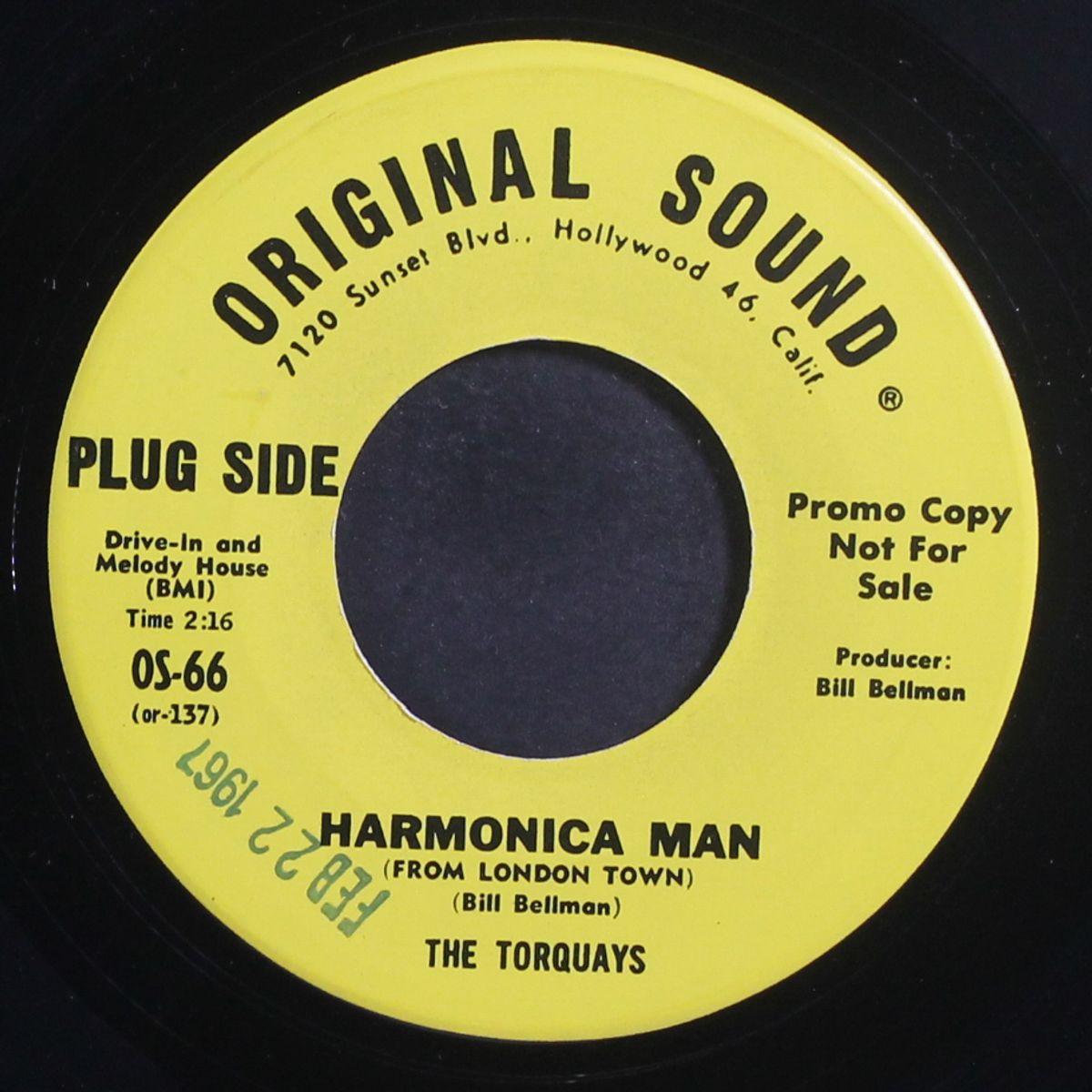 harmonica man / our teenage love by TORQUAYS