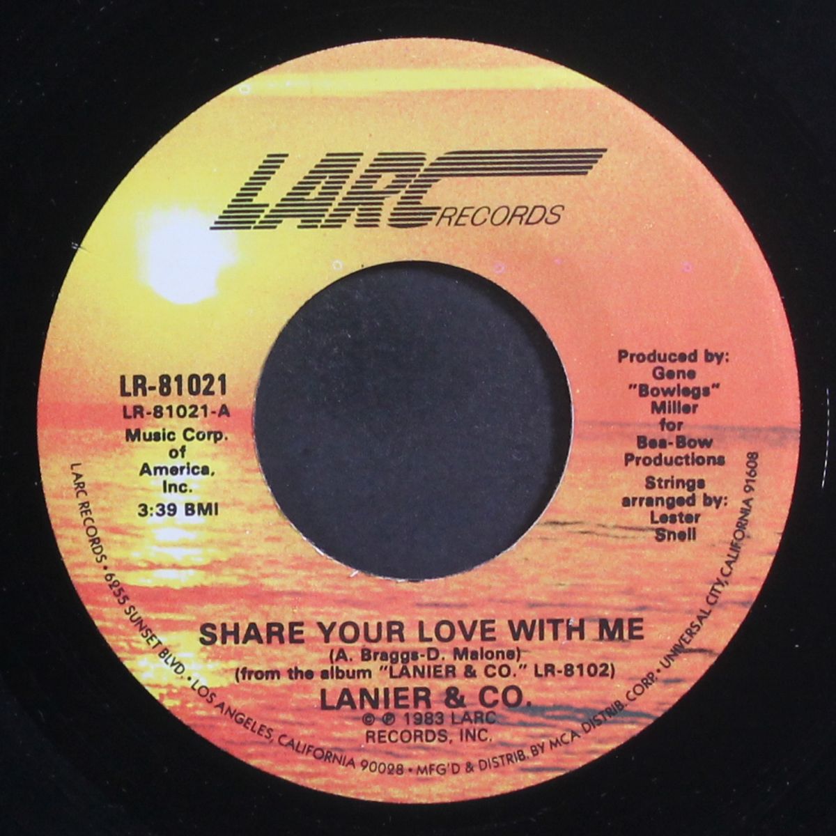 fallin' in love again / share your love with me by LANIER