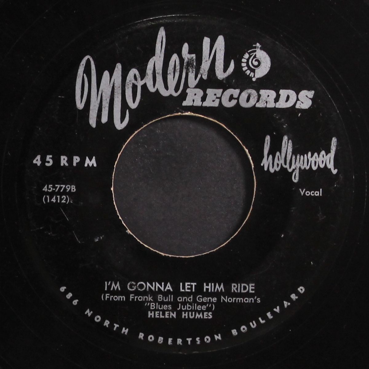 million dollar secret / i'm gonna let him ride by HELEN HUMES