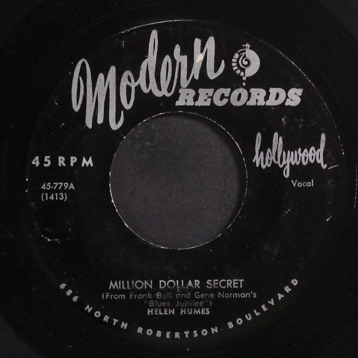 million dollar secret / i'm gonna let him ride by HELEN HUMES