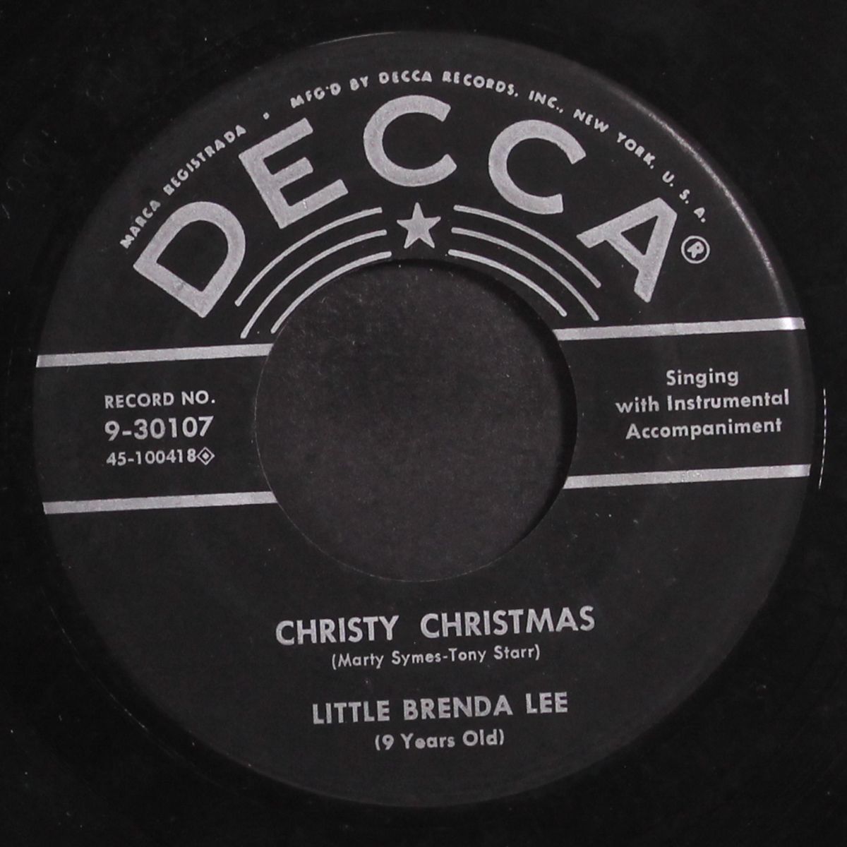 i'm gonna lasso santa claus / christy christmas by LITTLE BRENDA LEE