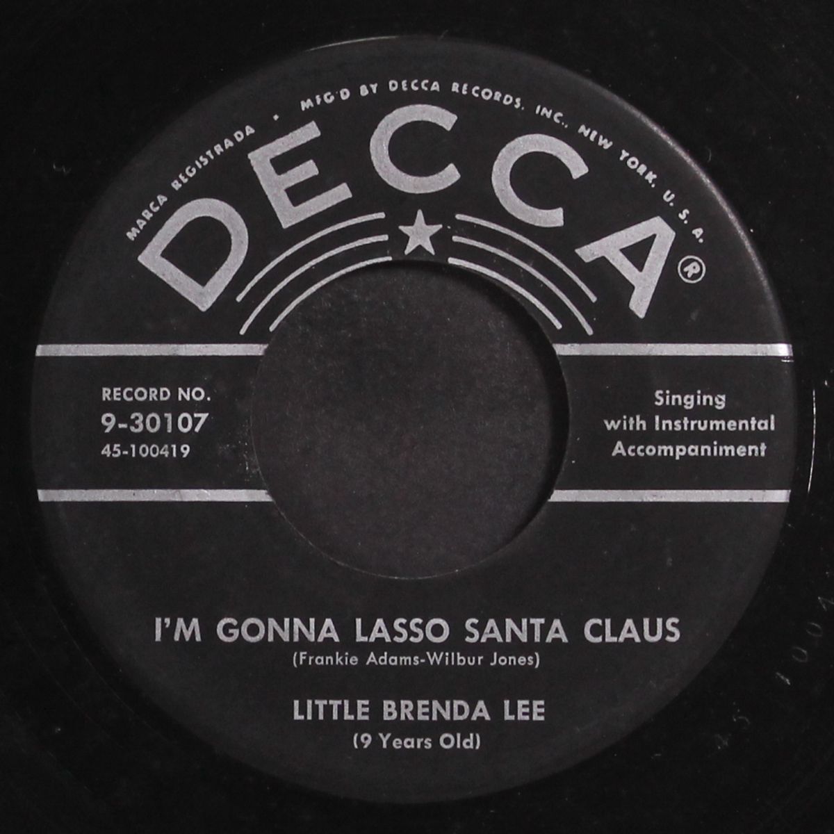 i'm gonna lasso santa claus / christy christmas by LITTLE BRENDA LEE