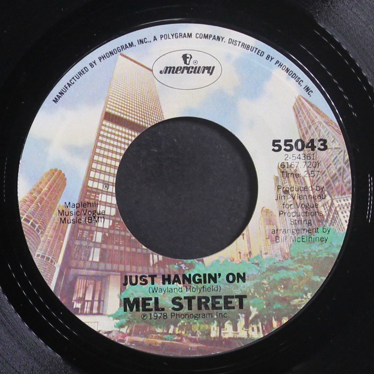 just hangin' on by MEL STREET