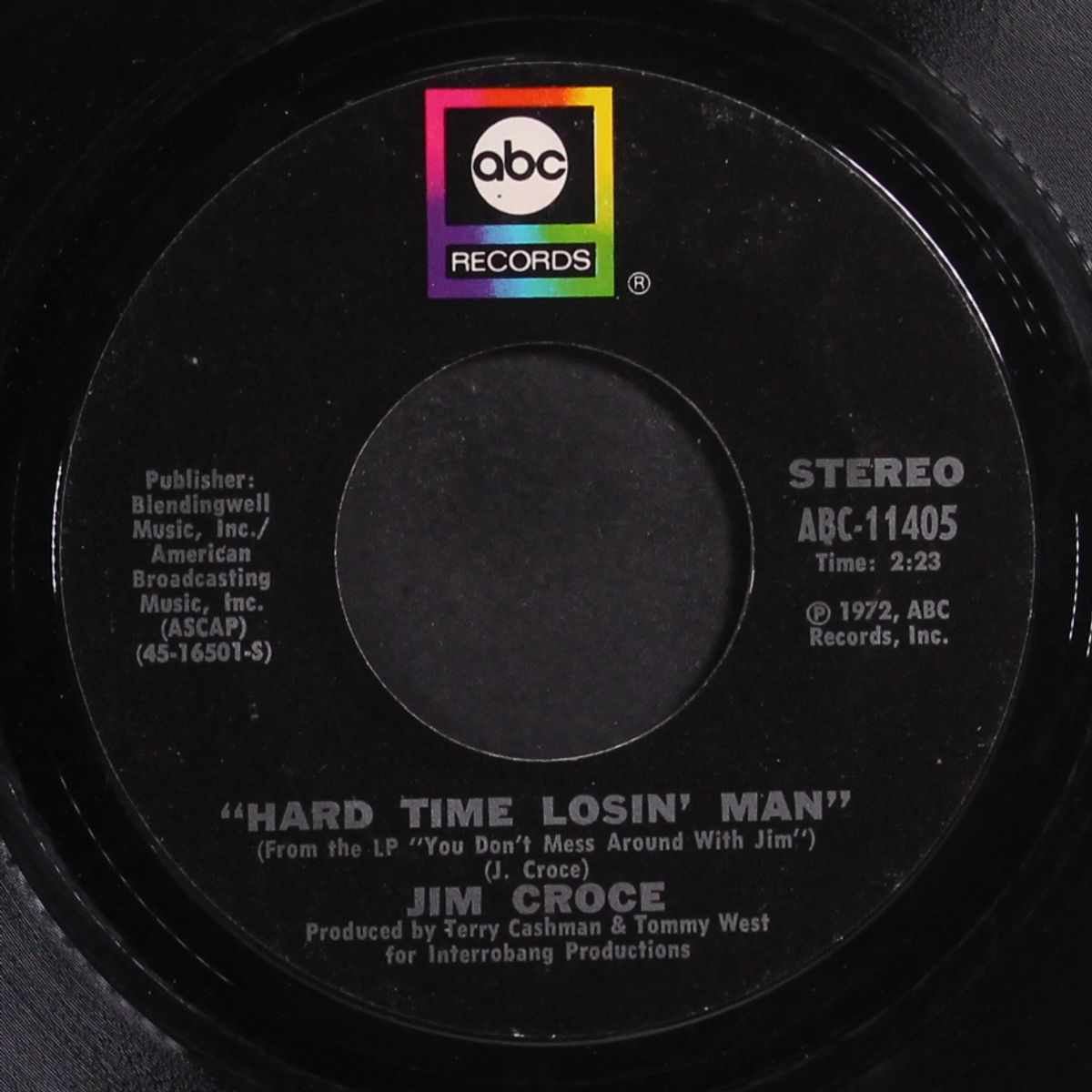 time in a bottle / hard time losin' man by JIM CROCE