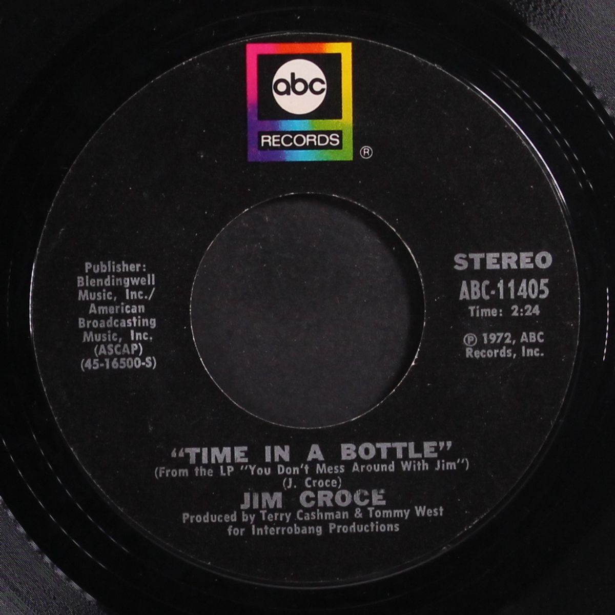 time in a bottle / hard time losin' man by JIM CROCE