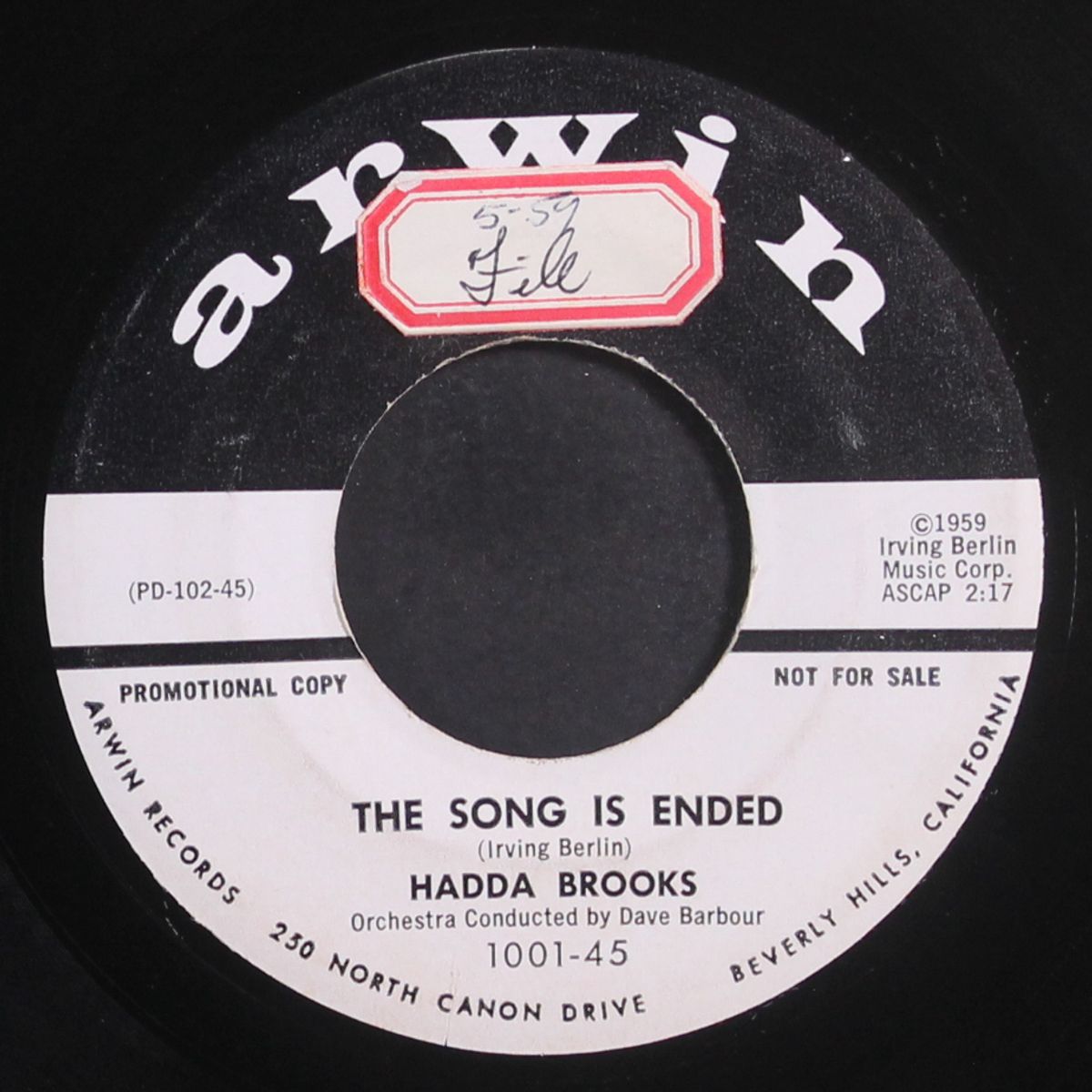 the careless years / the song is ended by HADDA BROOKS