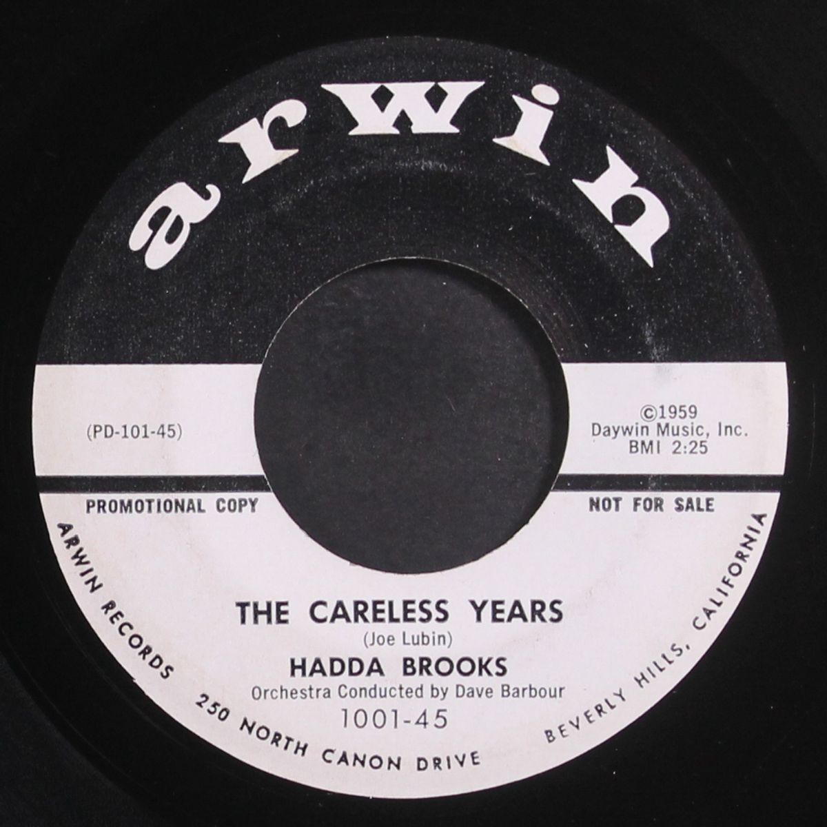 the careless years / the song is ended by HADDA BROOKS