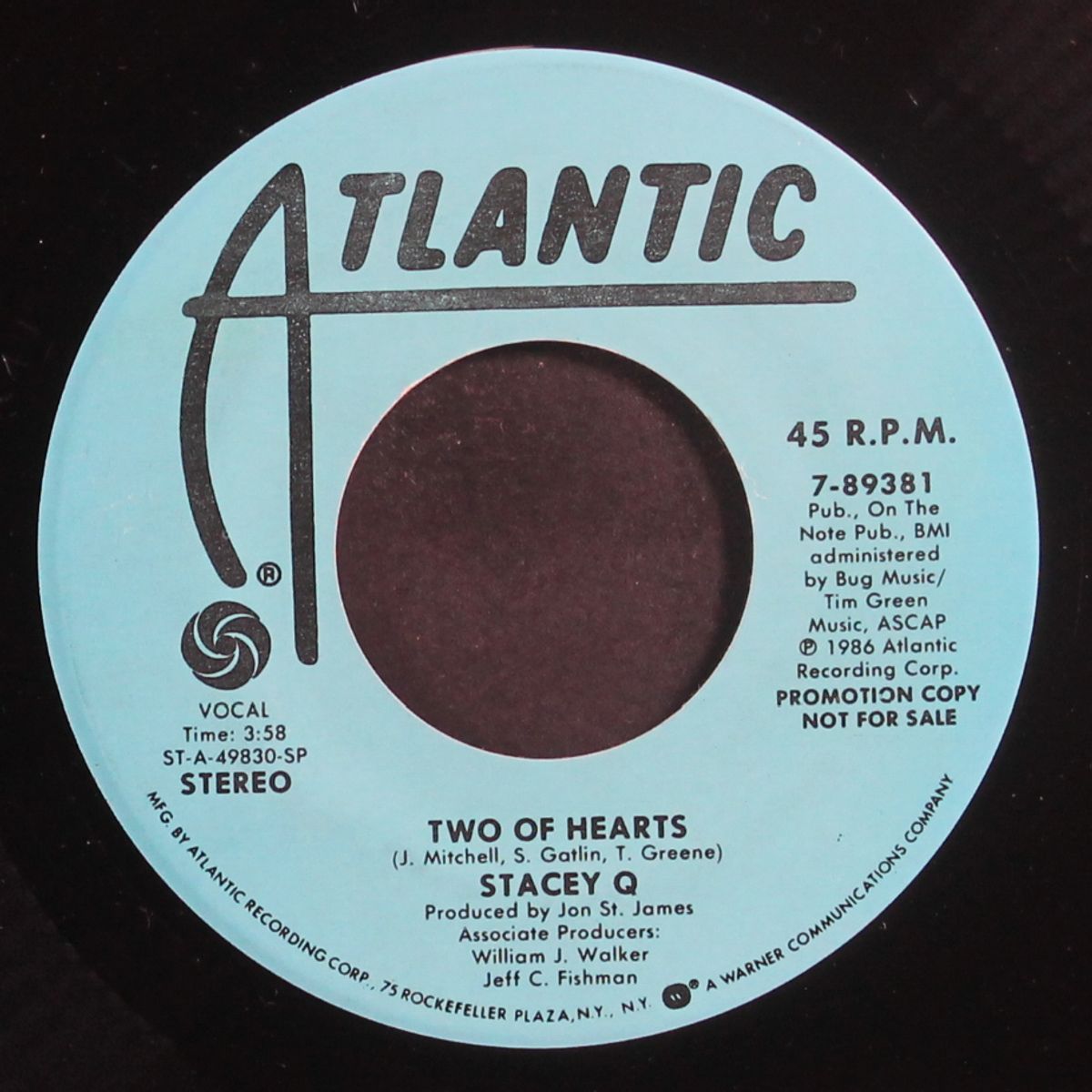 two of hearts / same by STACEY Q