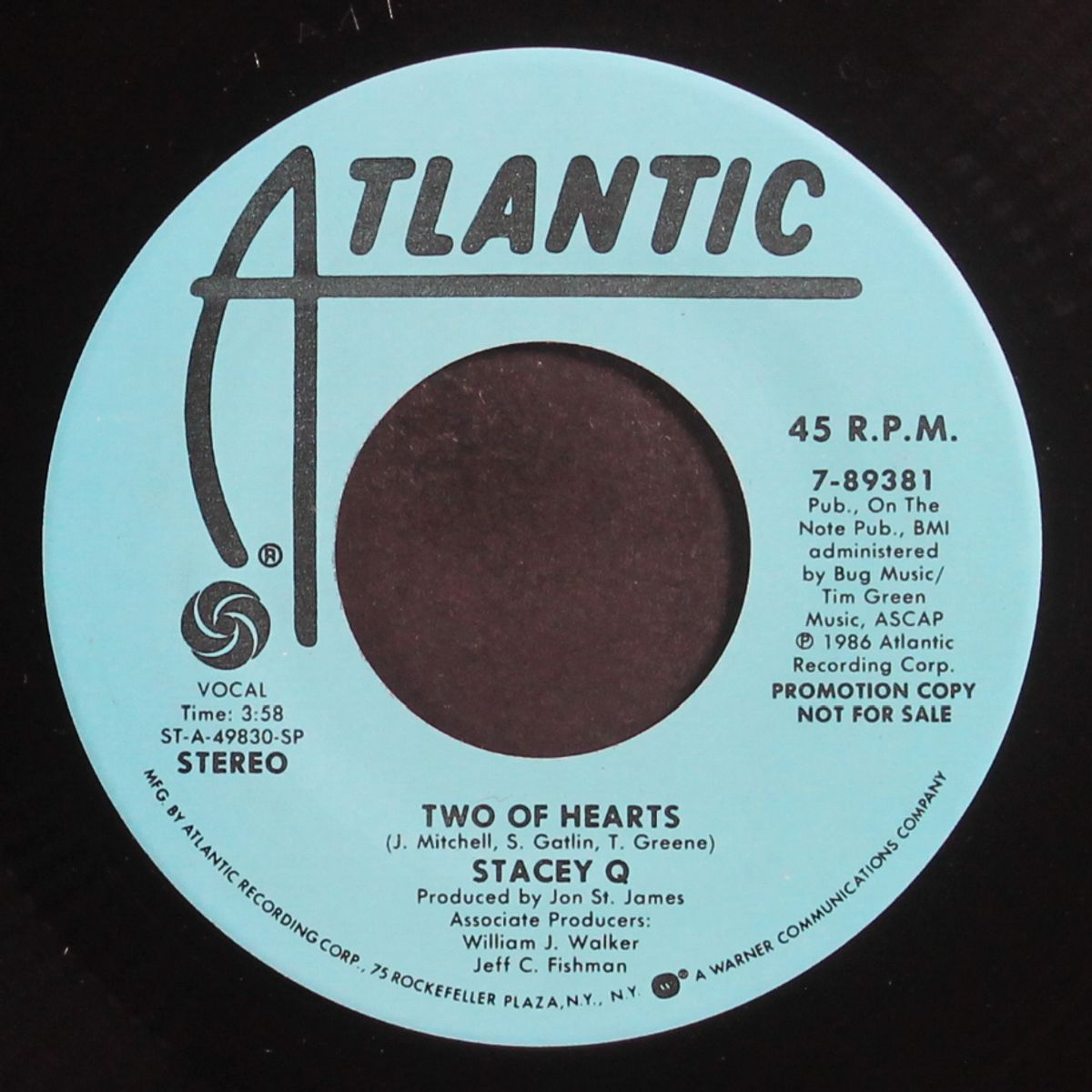two of hearts / same by STACEY Q