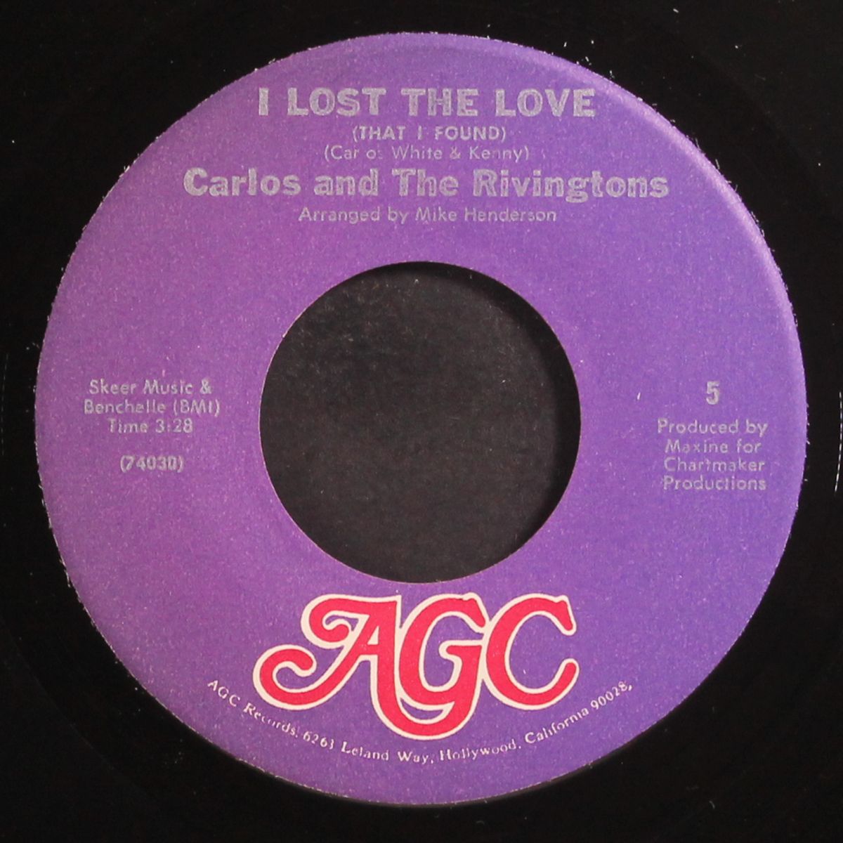 mind your man / i lost the love by CARLOS & RIVINGTONS