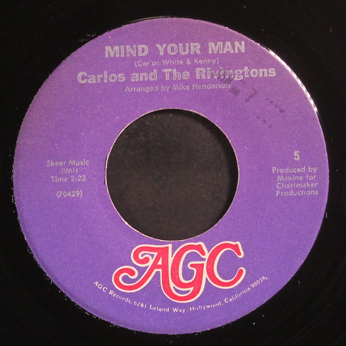 mind your man / i lost the love by CARLOS & RIVINGTONS