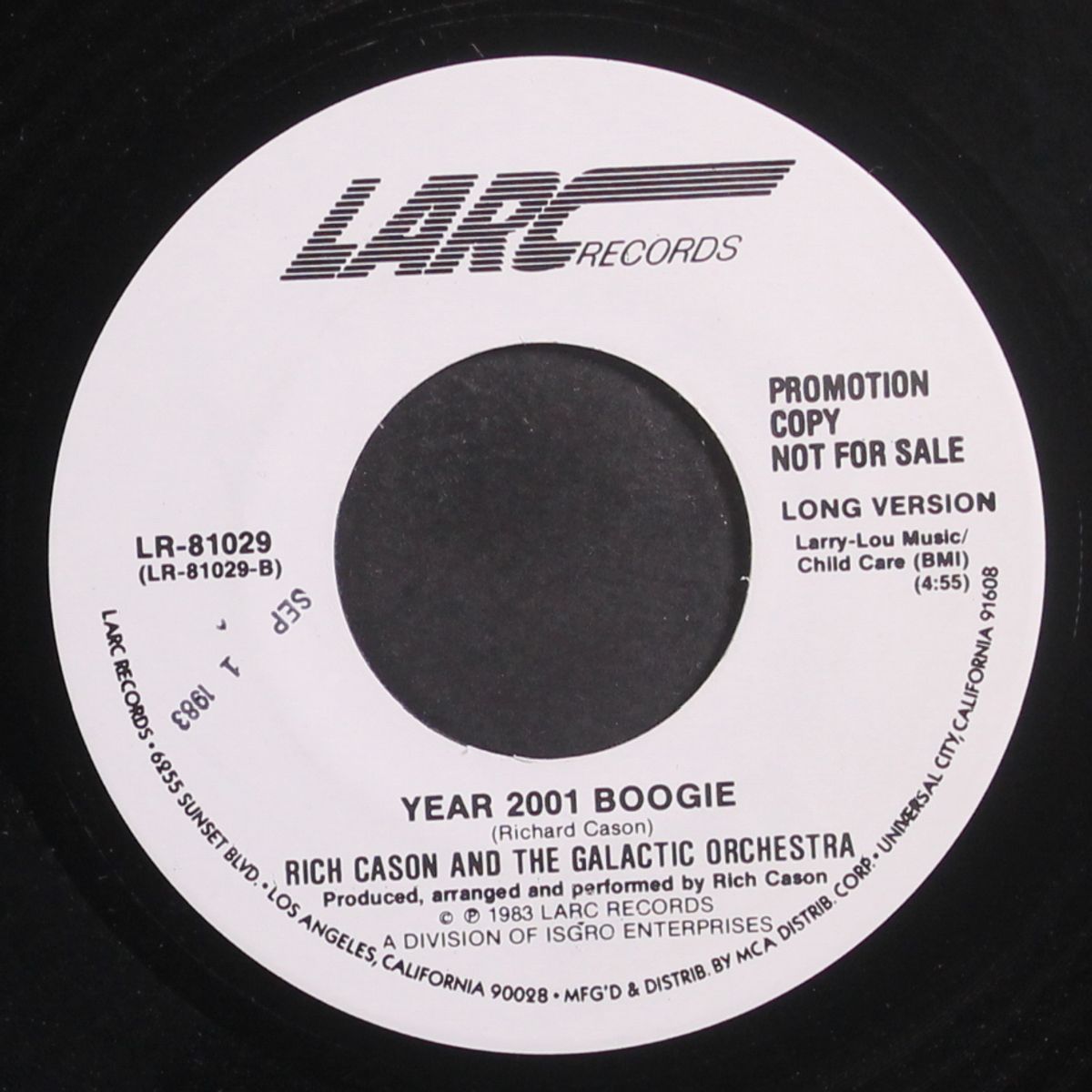 year 2001 boogie / long by RICH CASON & GALACTIC ORCHESTRA