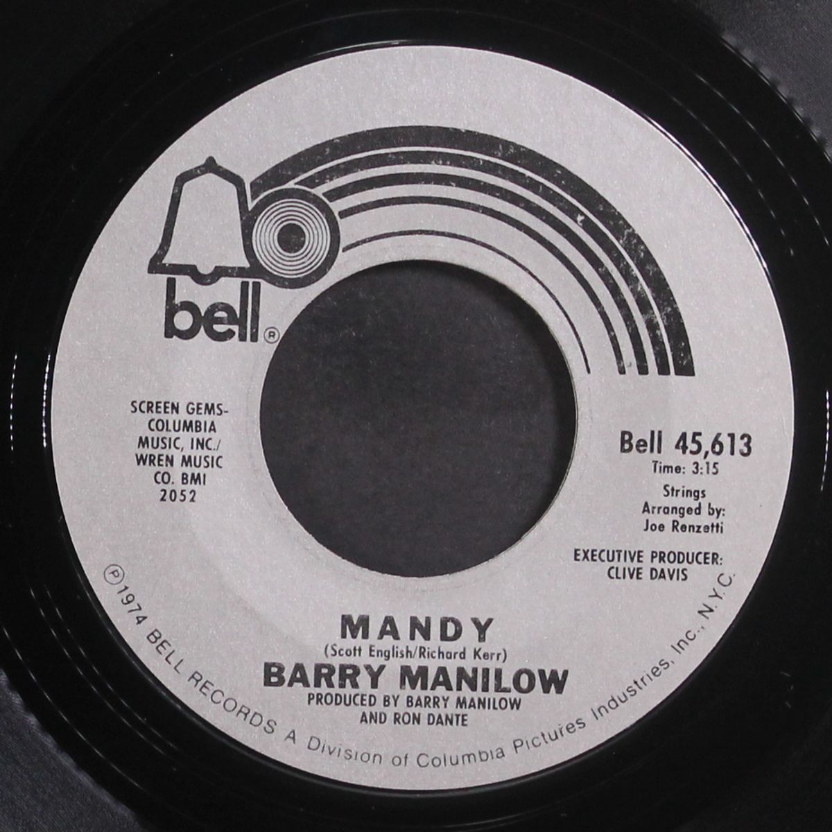 mandy / something's comin' up by BARRY MANILOW