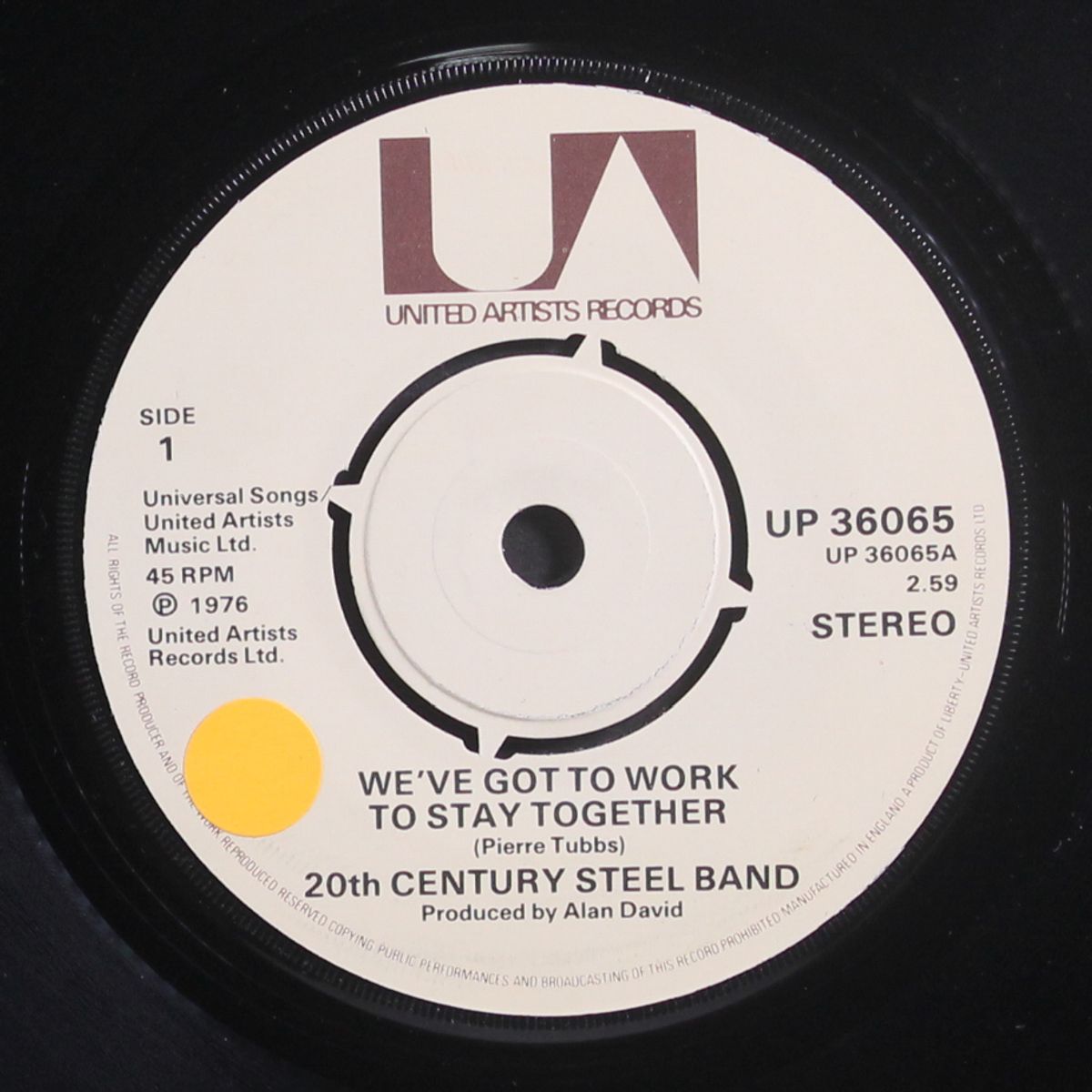 we've got to work to stay together by 20TH CENTURY STEEL BAND