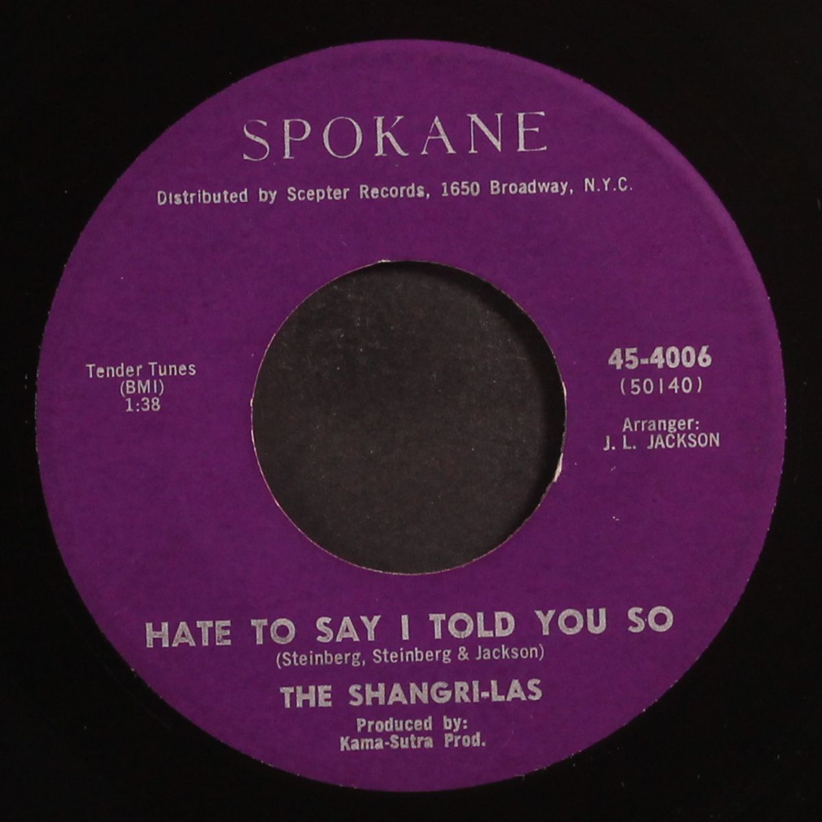 wishing well / hate to say i told you so by SHANGRI-LAS