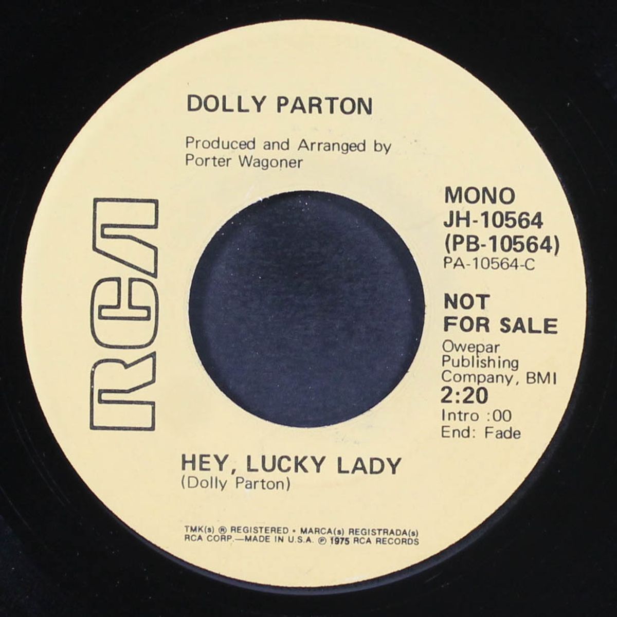 hey, lucky lady / mono by DOLLY PARTON