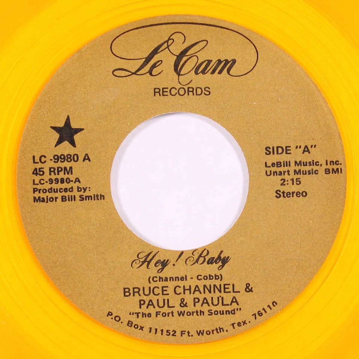 hey! baby / hey! paula by BRUCE CHANNEL / PAUL & PAULA