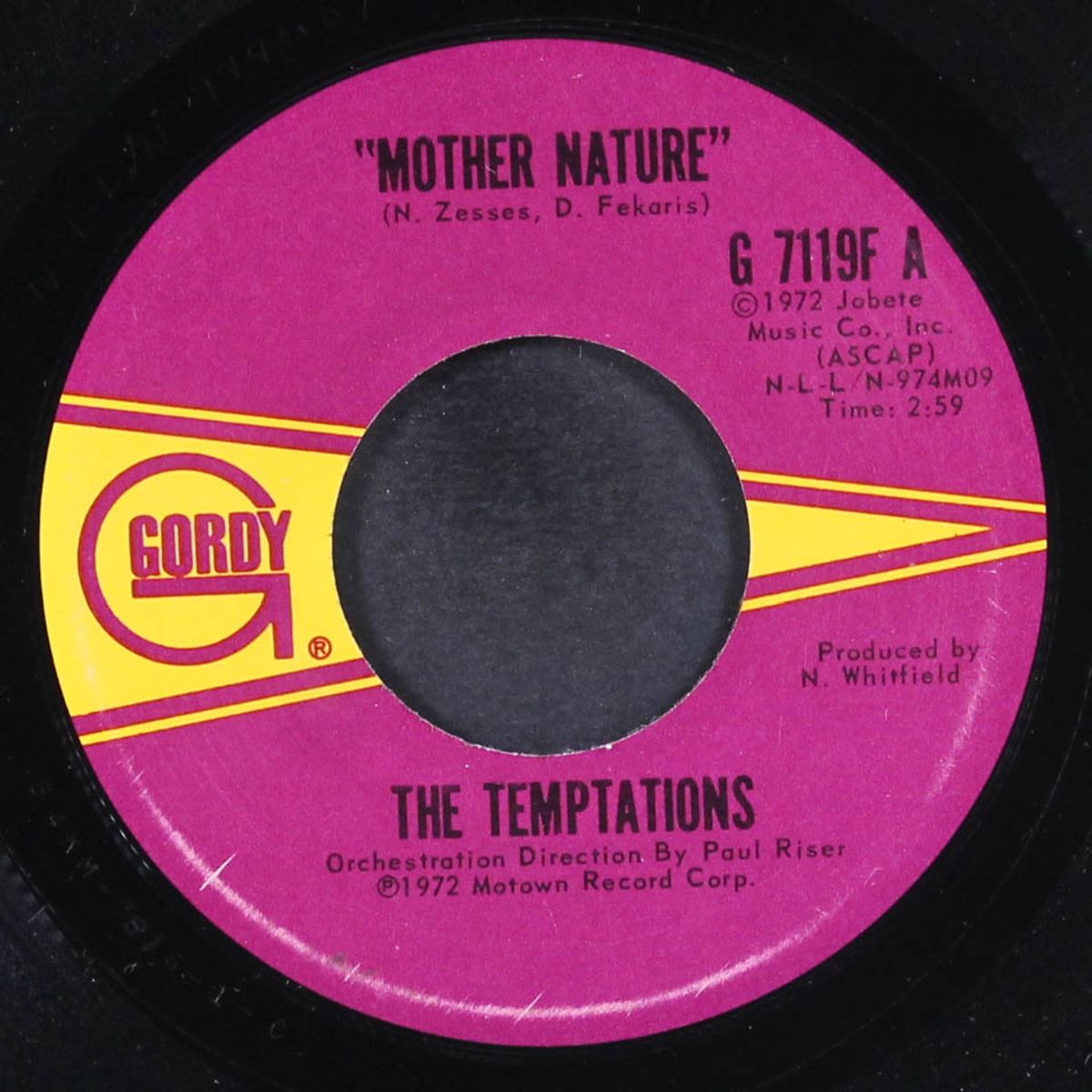 funky music sho nuff turns me on / mother nature by TEMPTATIONS
