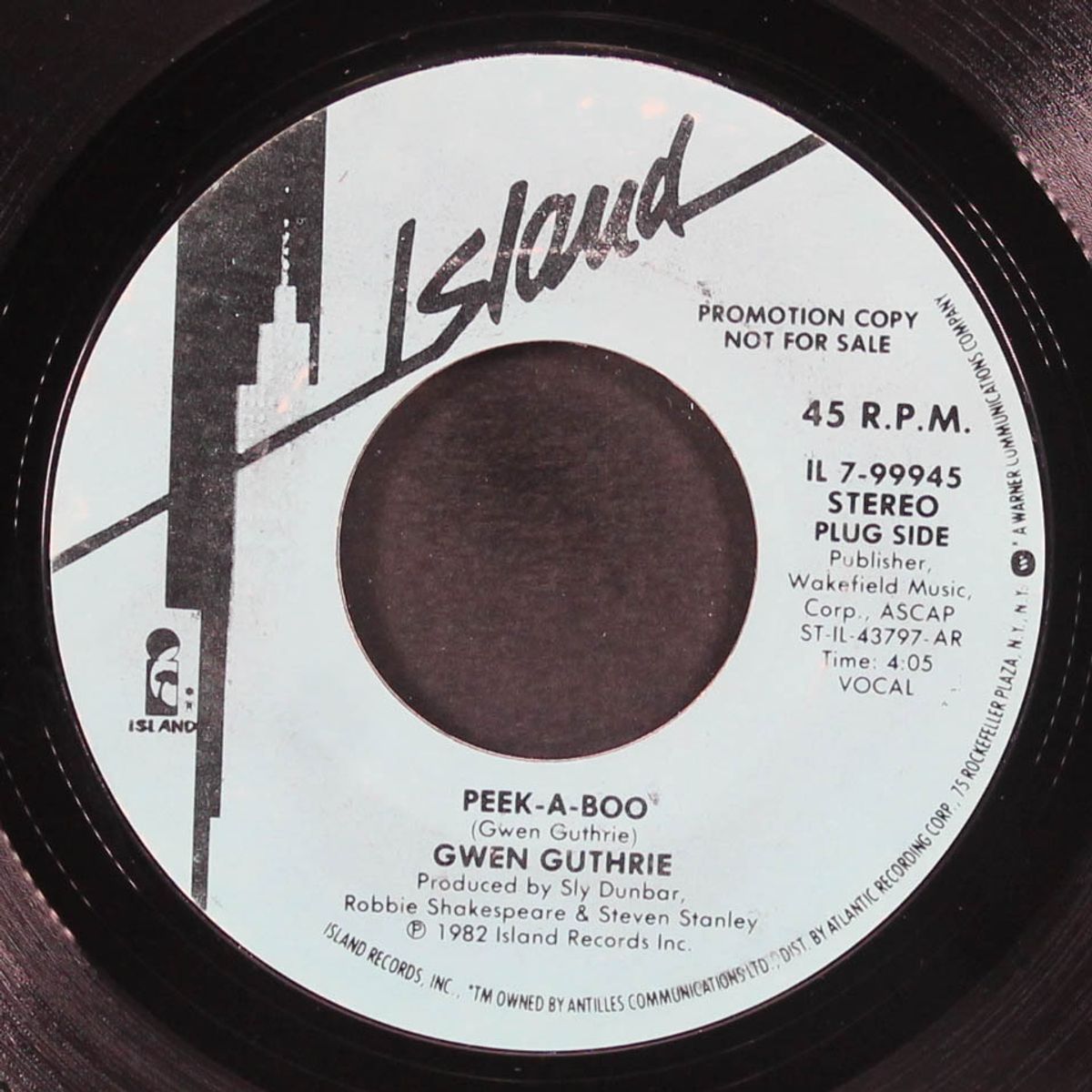 peek-a-boo / instrumental by GWEN GUTHRIE