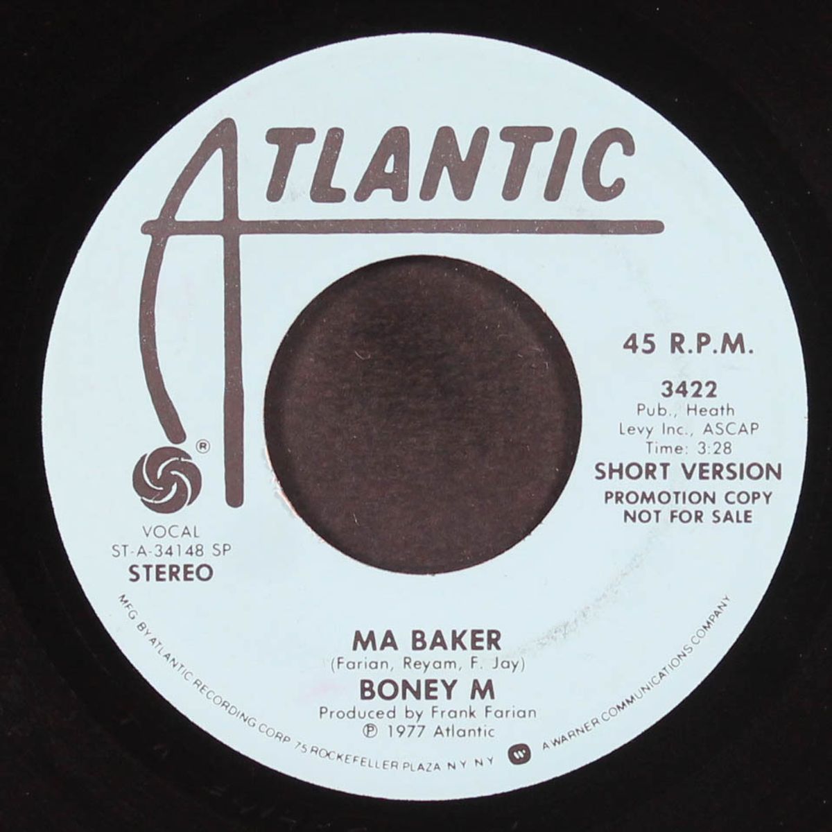 ma baker (short version) / same by BONEY M