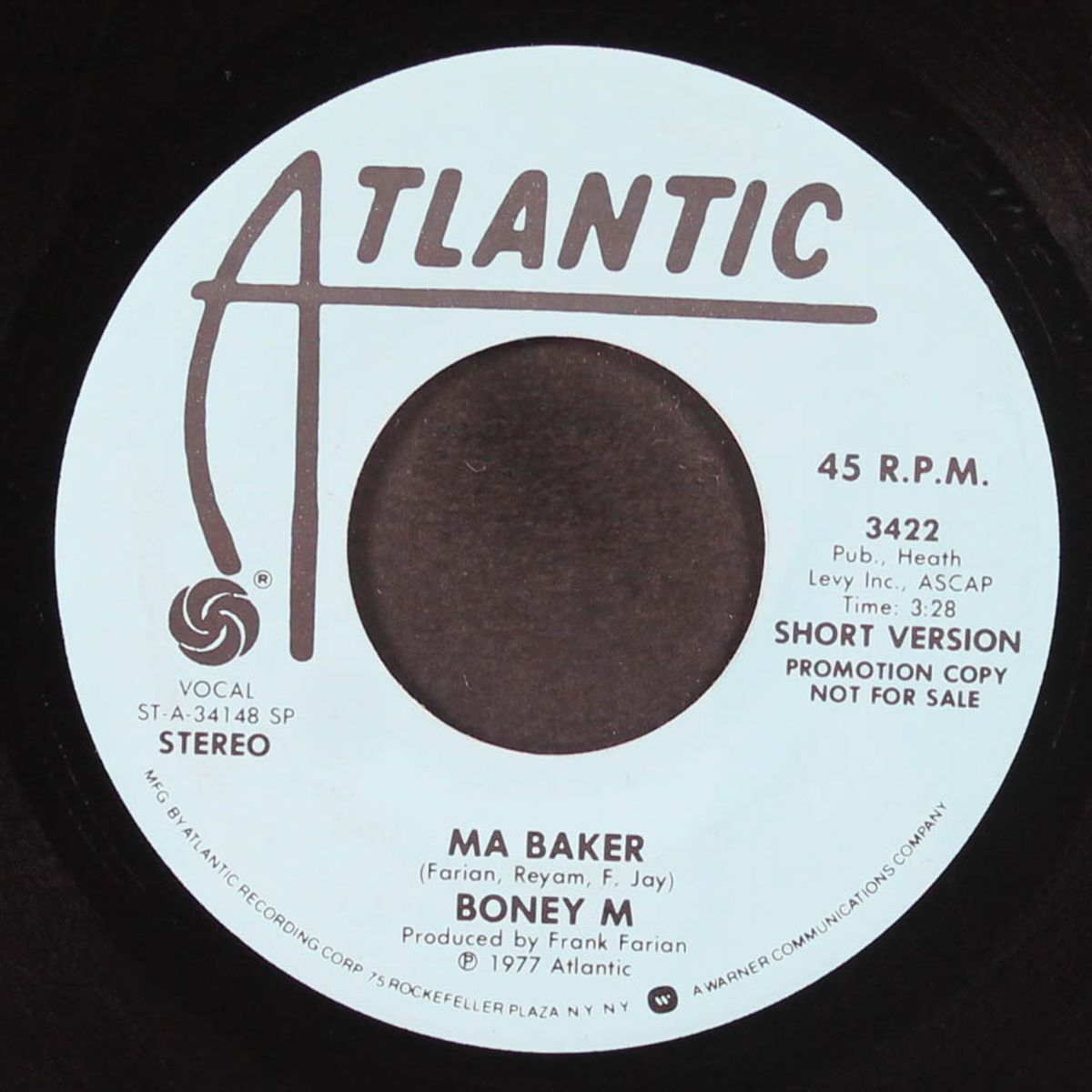ma baker (short version) / same by BONEY M