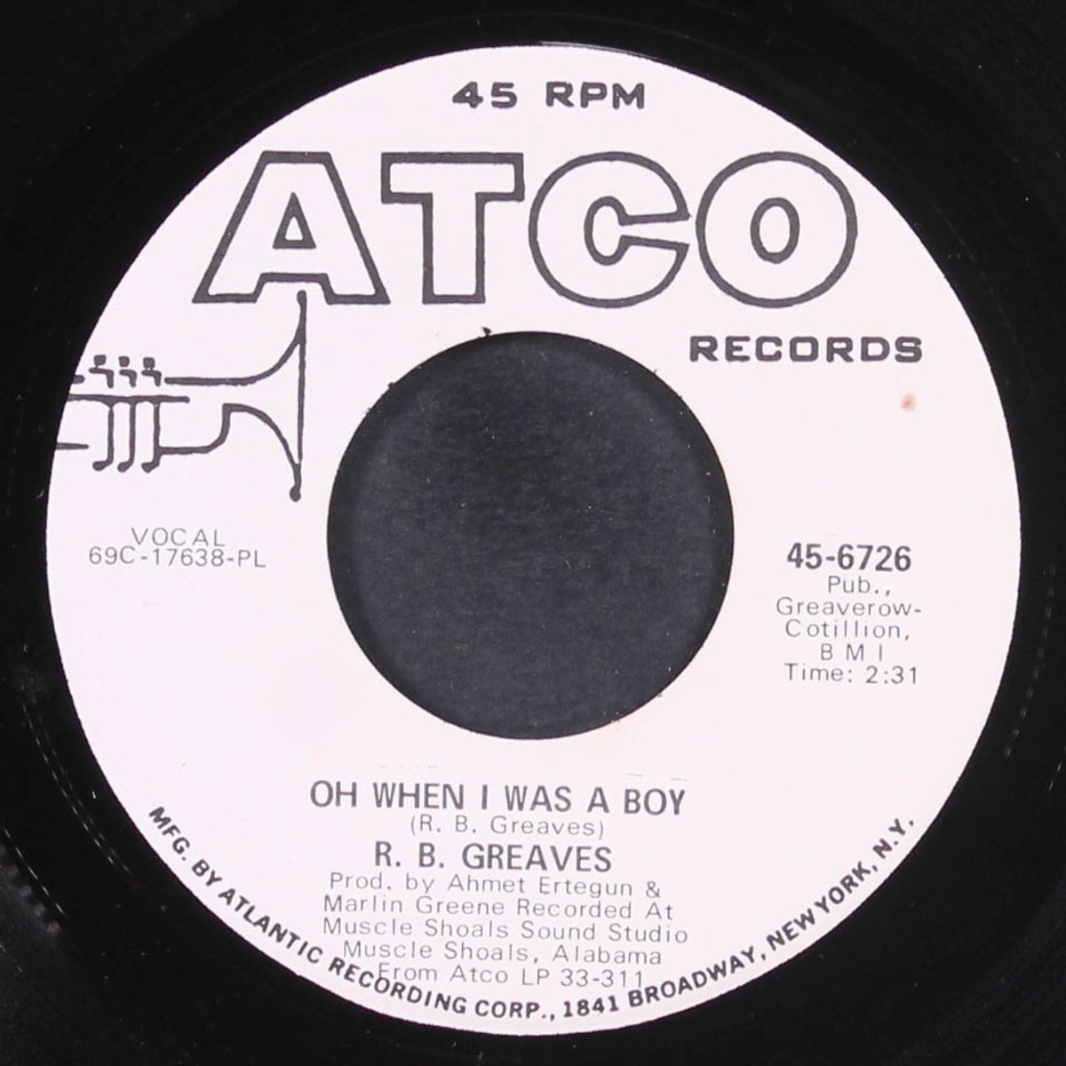 always something there to remind me / oh when i was a boy by R.B. GREAVES