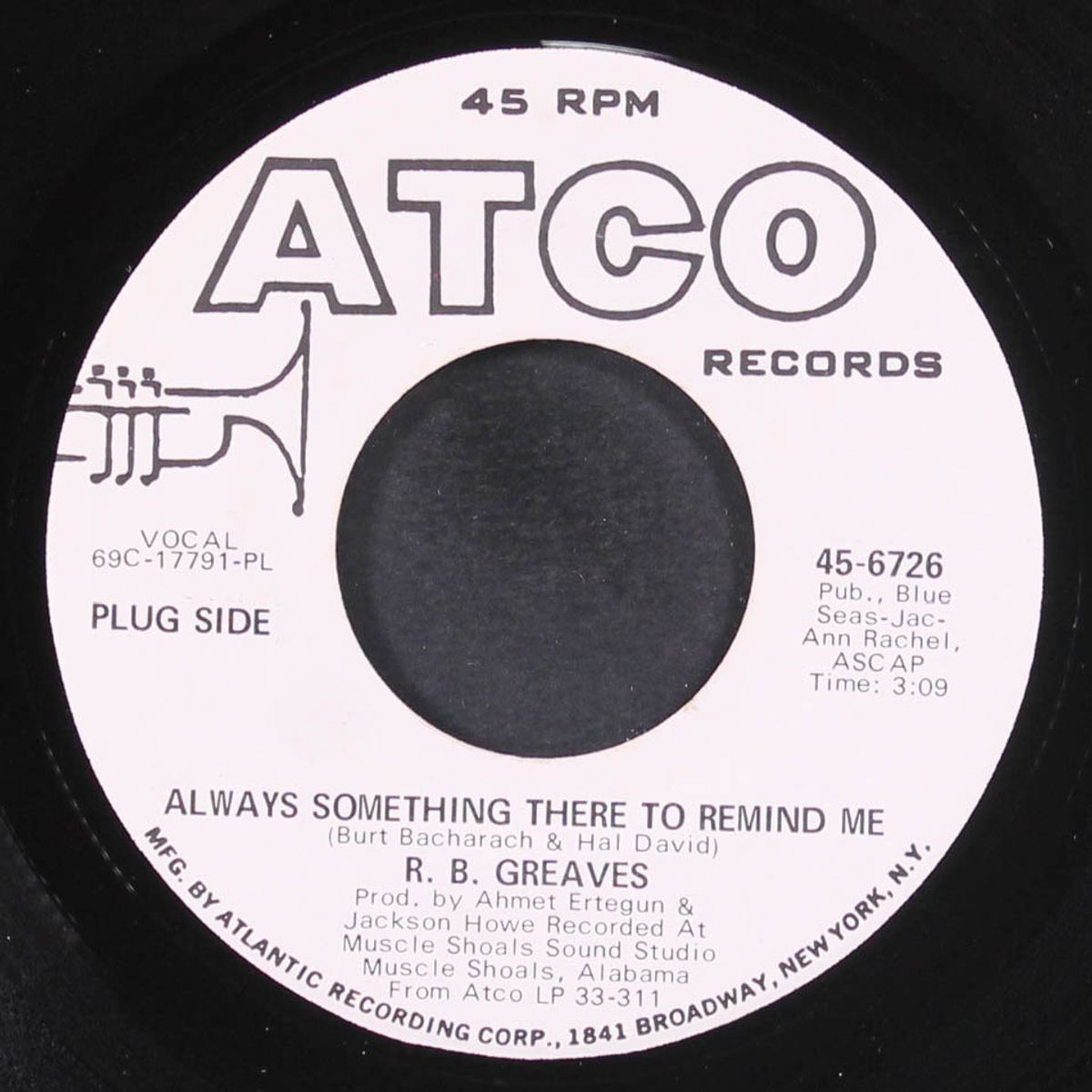 always something there to remind me / oh when i was a boy by R.B. GREAVES