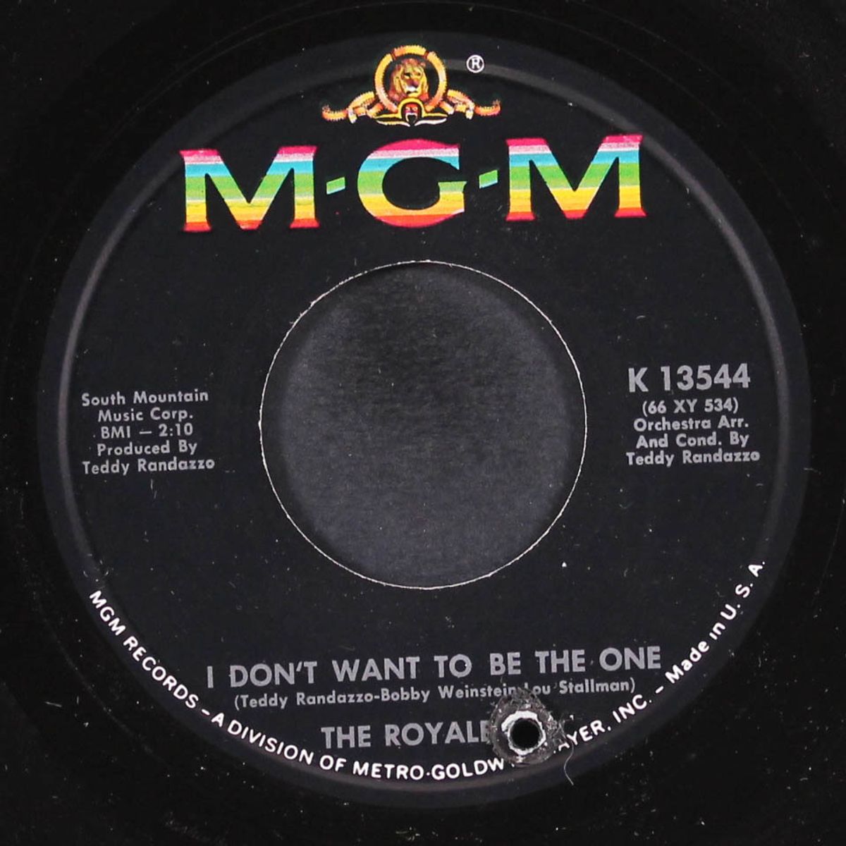 an affair to remember / i don't want to be the one by ROYALETTES