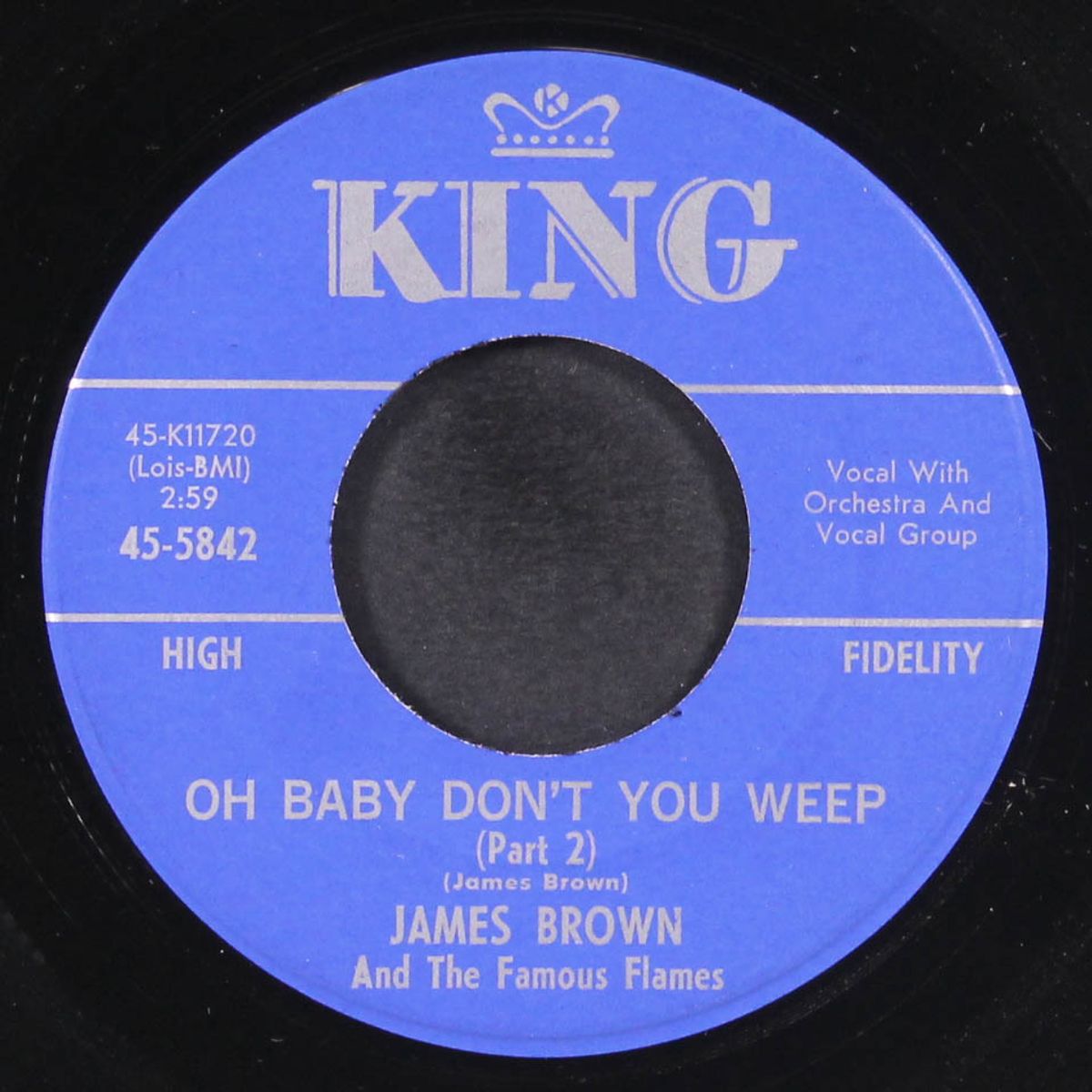 oh baby don't you weep / part 2 by JAMES BROWN