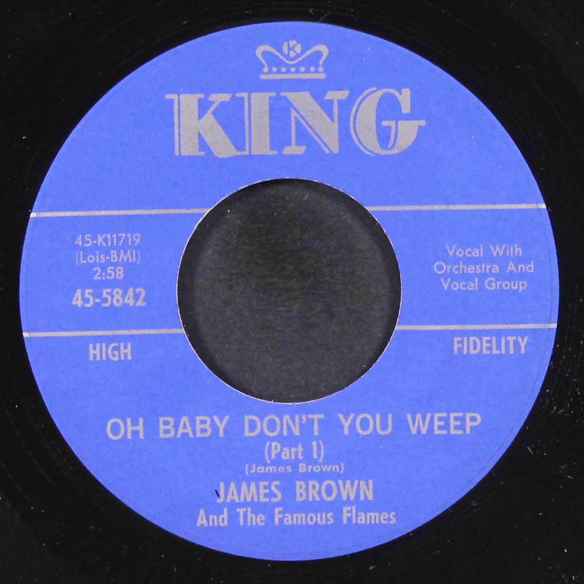 oh baby don't you weep / part 2 by JAMES BROWN