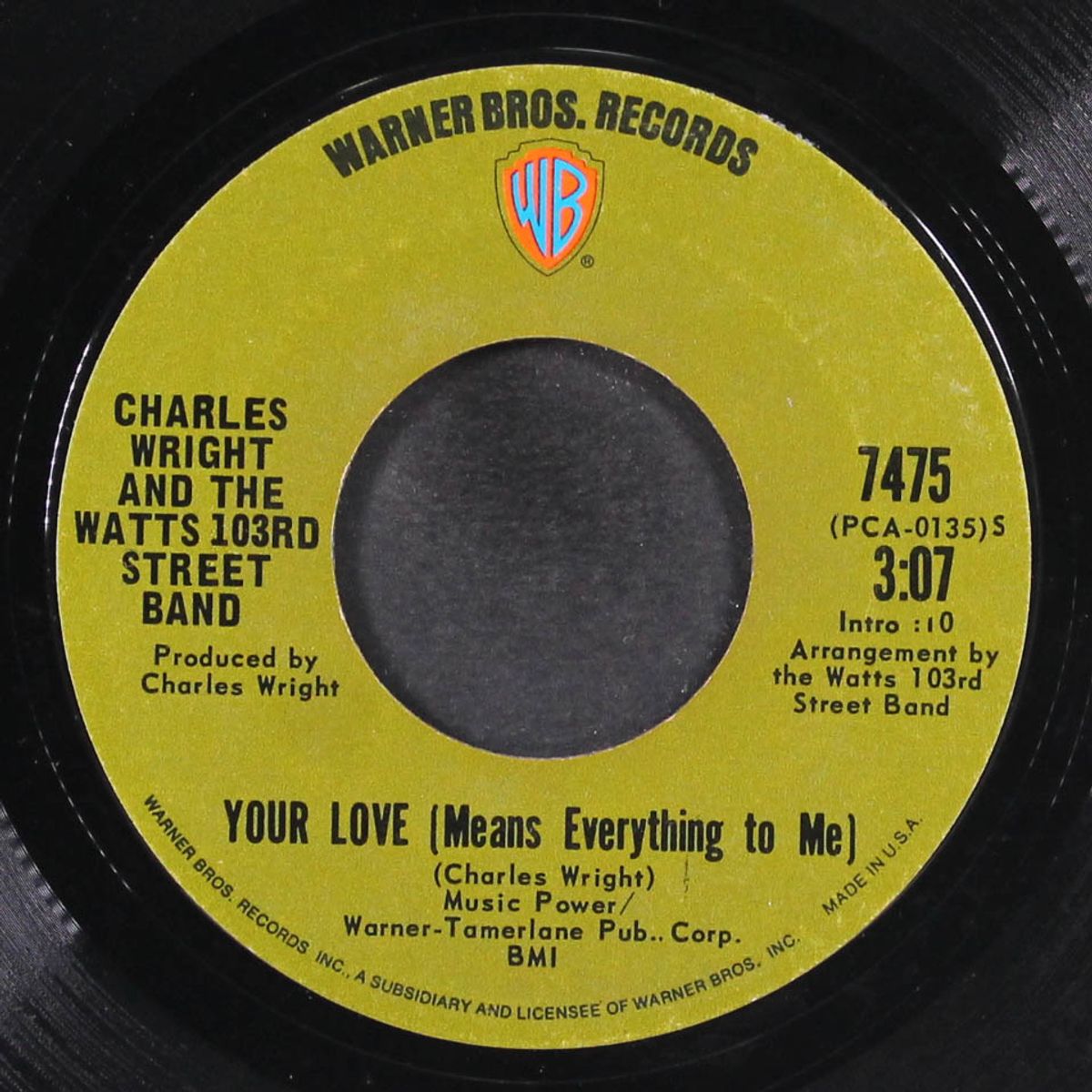 what can you bring me / your love by CHARLES WRIGHT & WATTS 103RD ST RHYTHM BAND