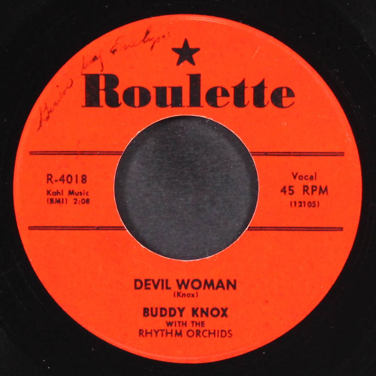 hula love / devil woman by BUDDY KNOX
