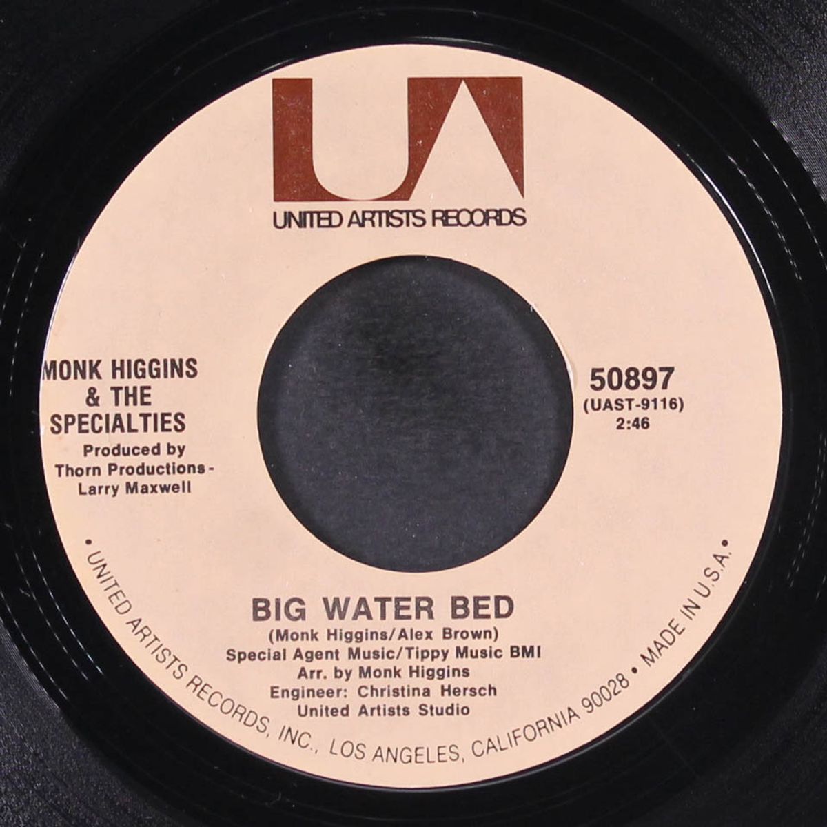 gotta be funky / big water bed by MONK HIGGINS