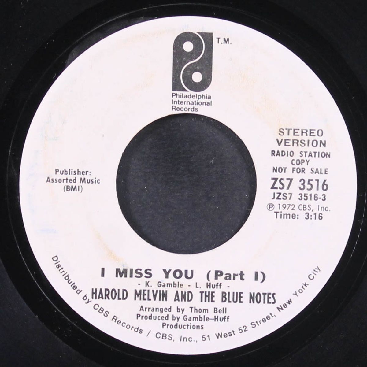 i miss you / part 2 by HAROLD MELVIN & BLUE NOTES