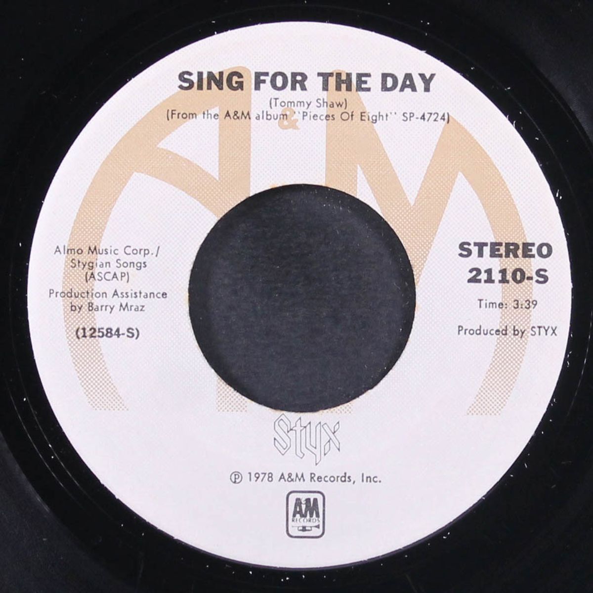 sing for the day / queen of spades by STYX