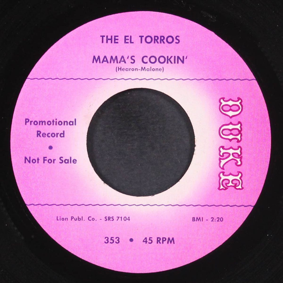 mama's cookin' / doop doop a walla walla by EL TORROS