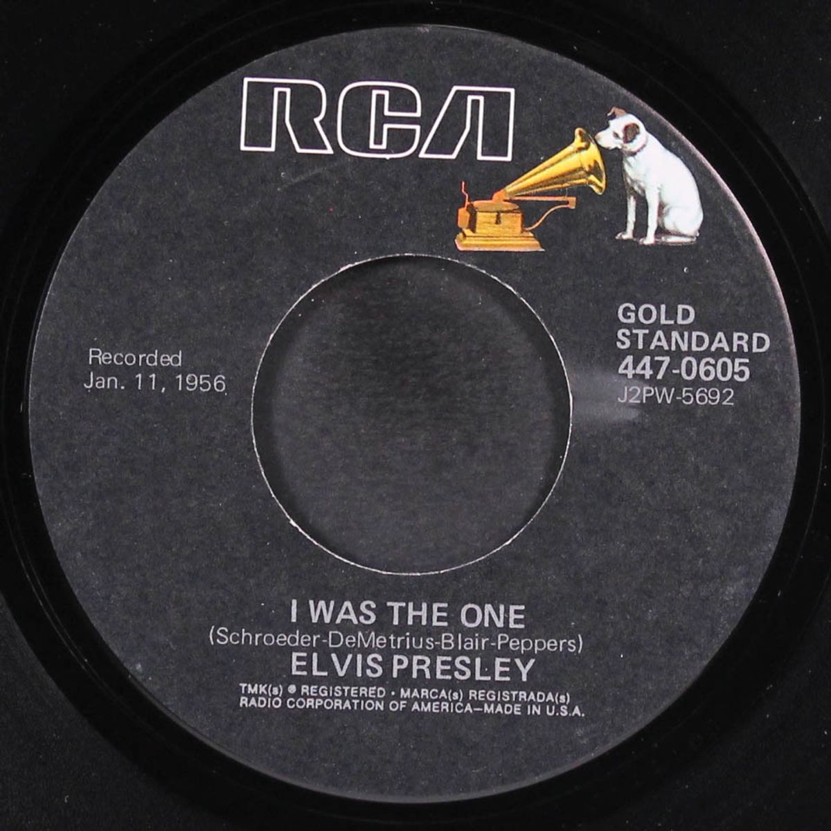 heartbreak hotel / i was the one by ELVIS PRESLEY