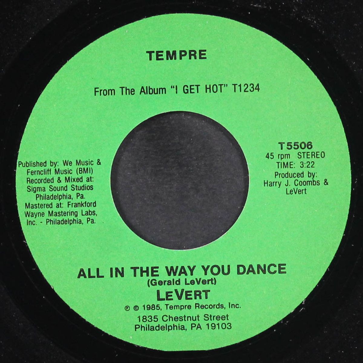 dancing with you / all in the way you dance by LEVERT