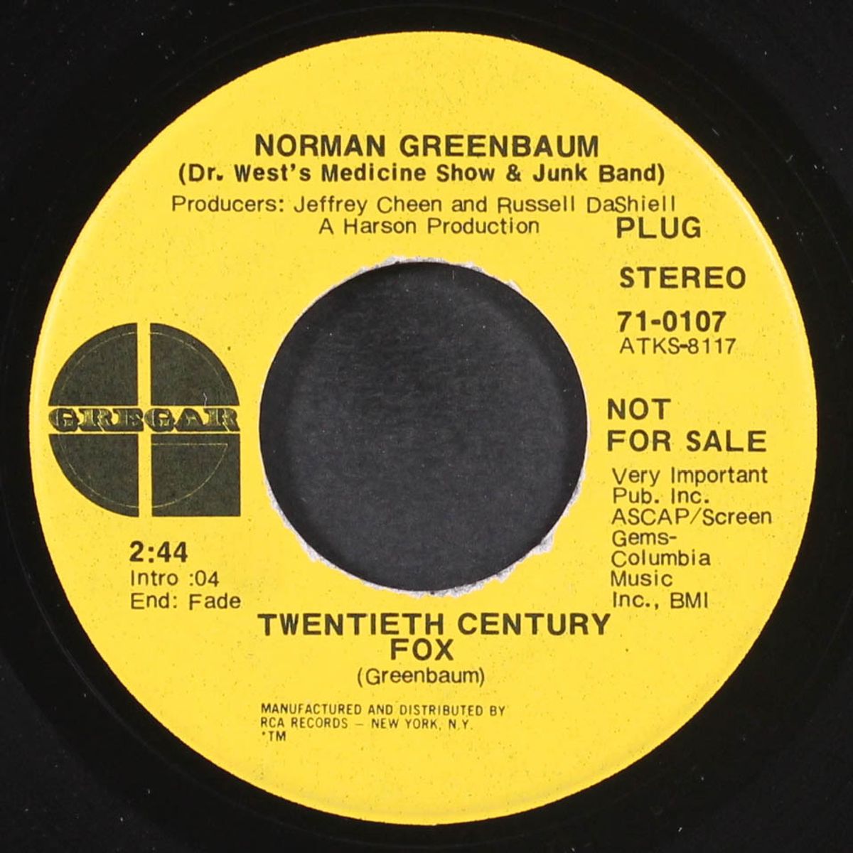 twentieth century fox / nancy whiskey by NORMAN GREENBAUM