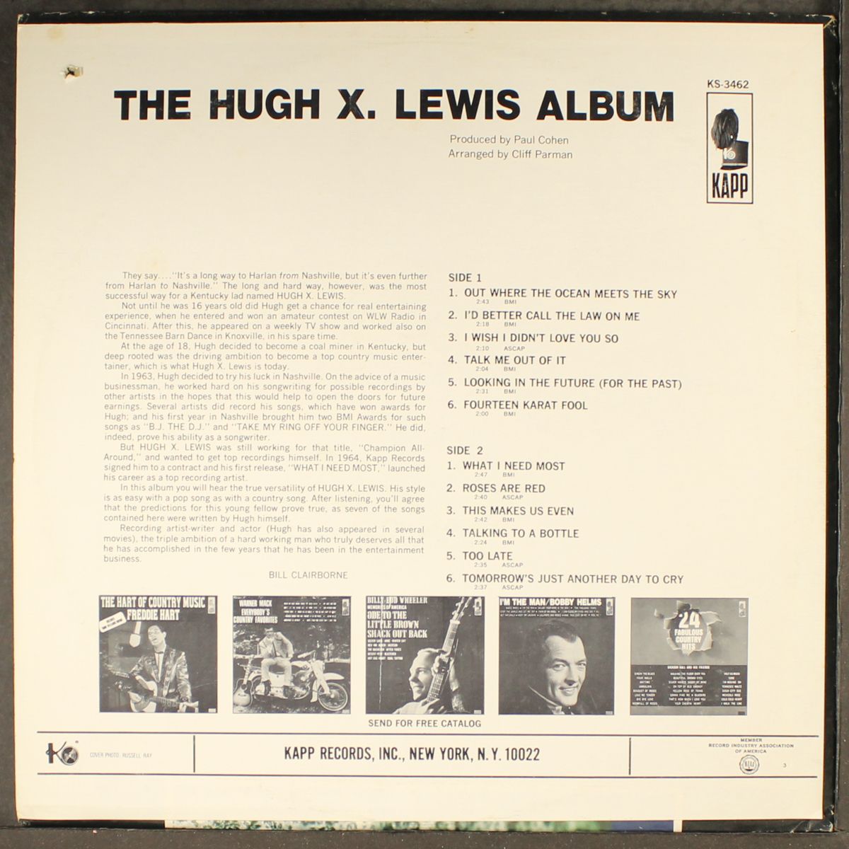 album by HUGH X. LEWIS