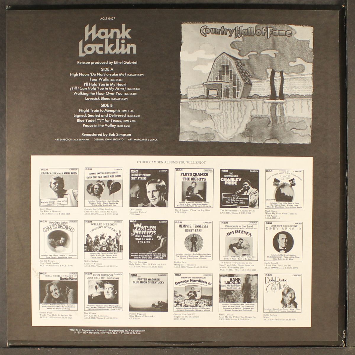 country hall of fame by HANK LOCKLIN
