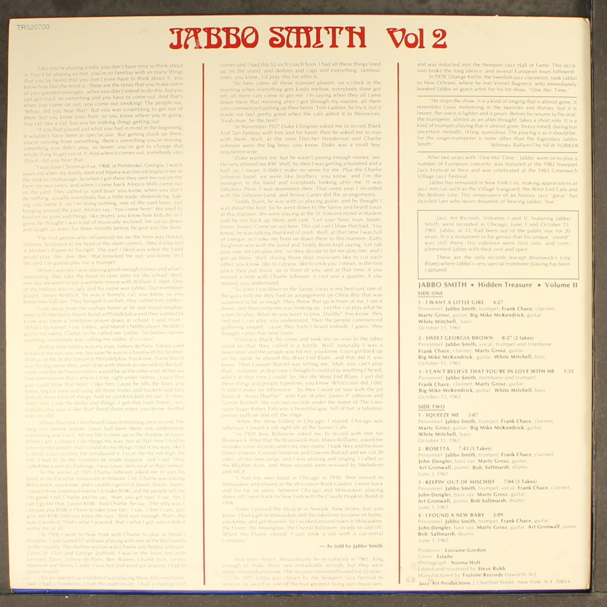 hidden treasure, vol. 2 by JABBO SMITH