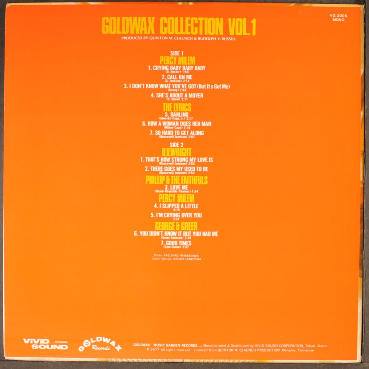 goldwax collection, vol. 1 by VARIOUS