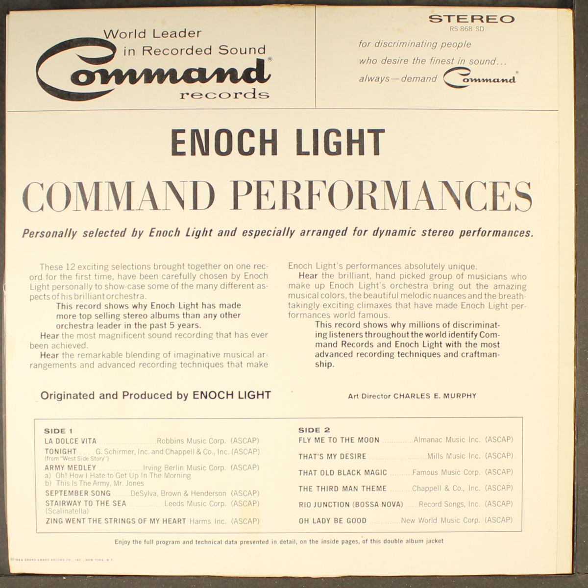 command performances by ENOCH LIGHT